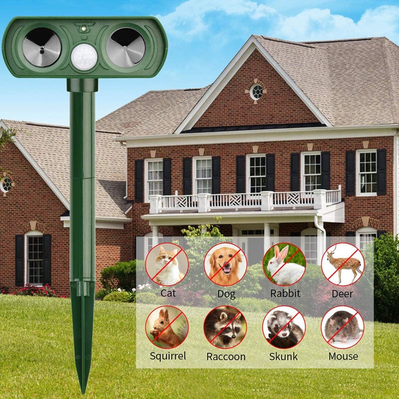 Solar Ultrasonic Animal Repellent