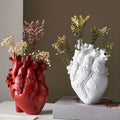 Bamboo & Wood Heart-Shaped Vase