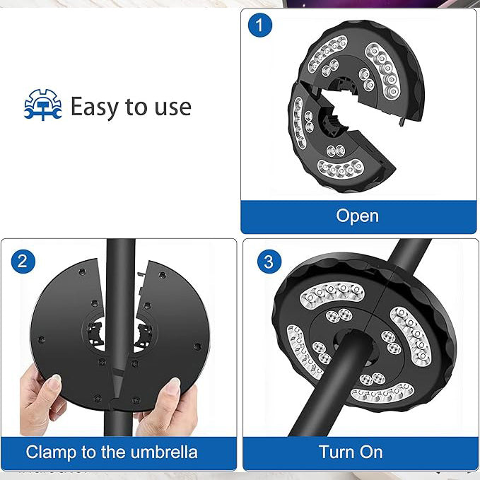 Rechargeable Parasol Light