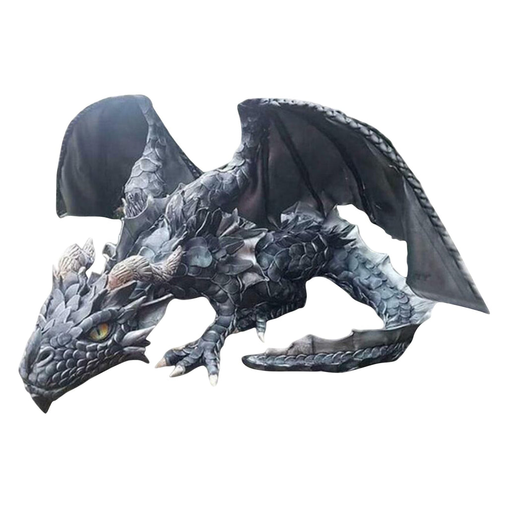 Crouching Dragon Guardian Garden Statue
