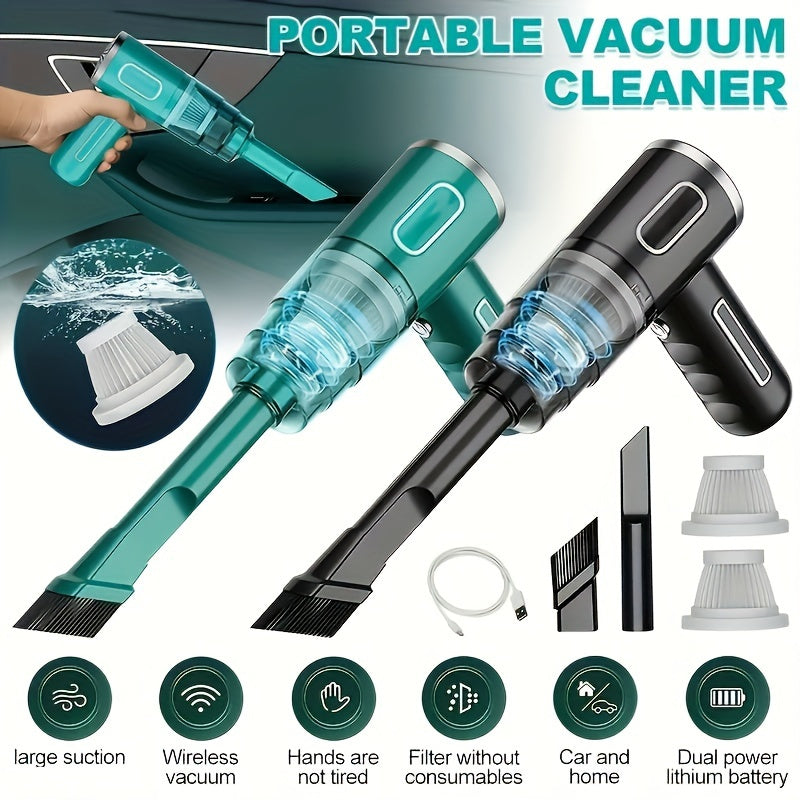 Portable USB Rechargeable Car & Home Vacuum