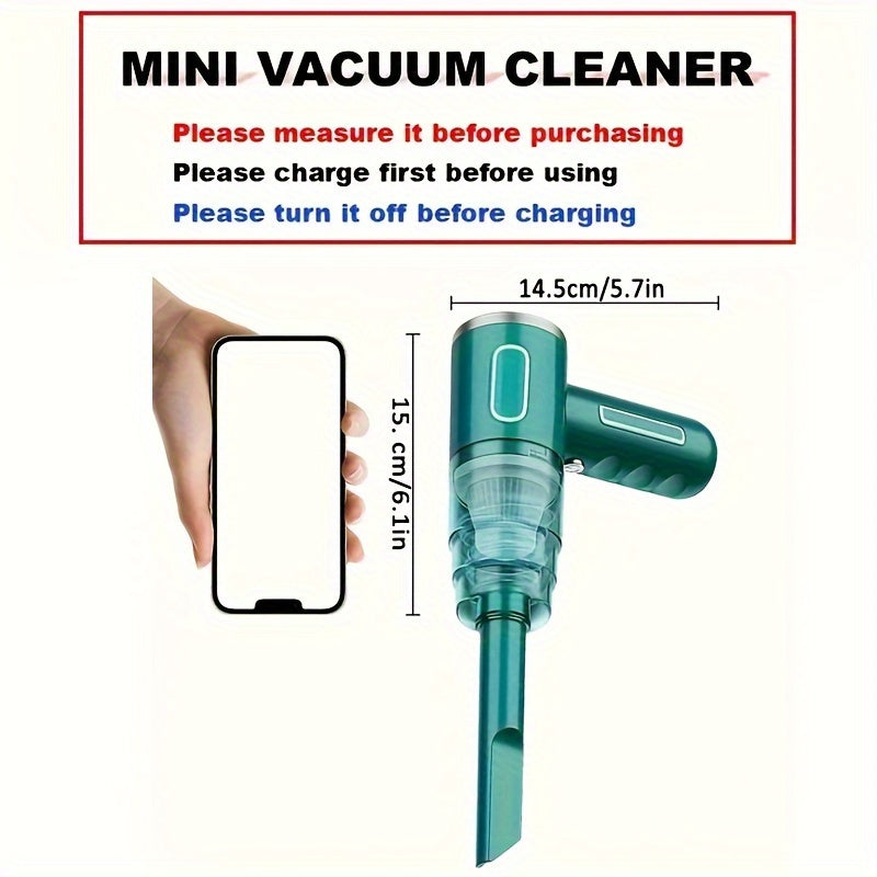 Portable USB Rechargeable Car & Home Vacuum