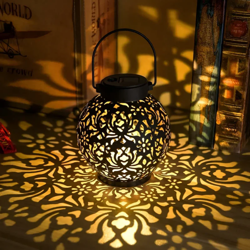 Weatherproof LED Solar Garden Pendant Light