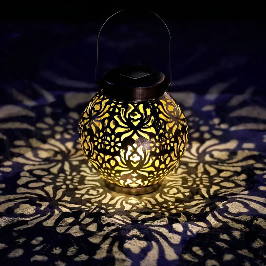 Weatherproof LED Solar Garden Pendant Light
