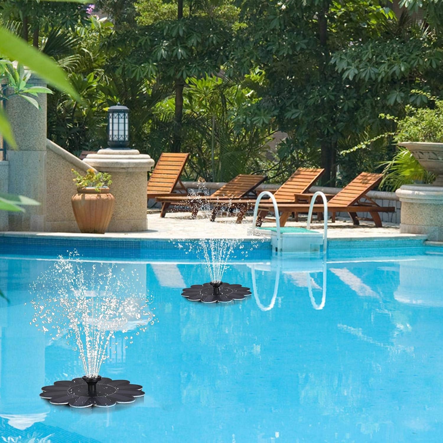 Flower Solar Fountain for Ponds & Pools