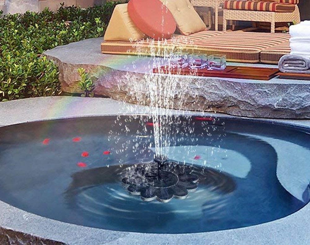 Flower Solar Fountain for Ponds & Pools