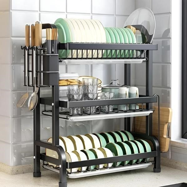 Multi-Level Dish Drying Rack