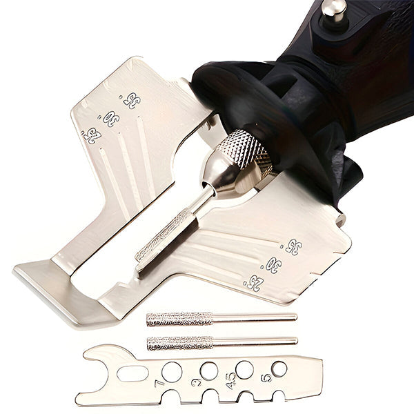 Chainsaw Sharpener with Integrated Guide