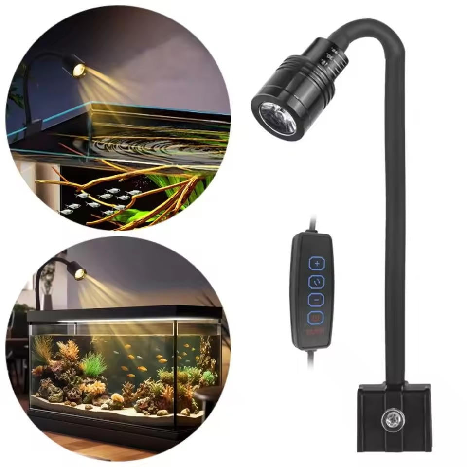 Adjustable LED Aquarium Light, 360 Rotating