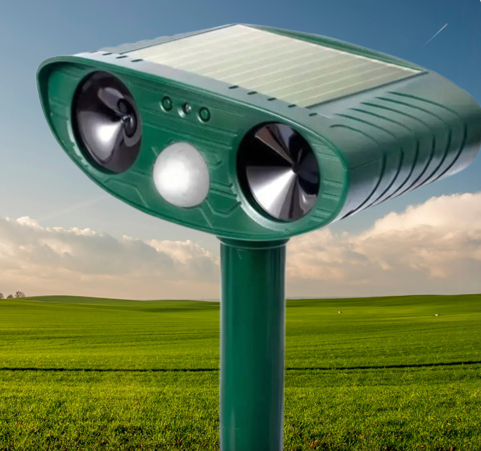 Solar Ultrasonic Animal Repeller