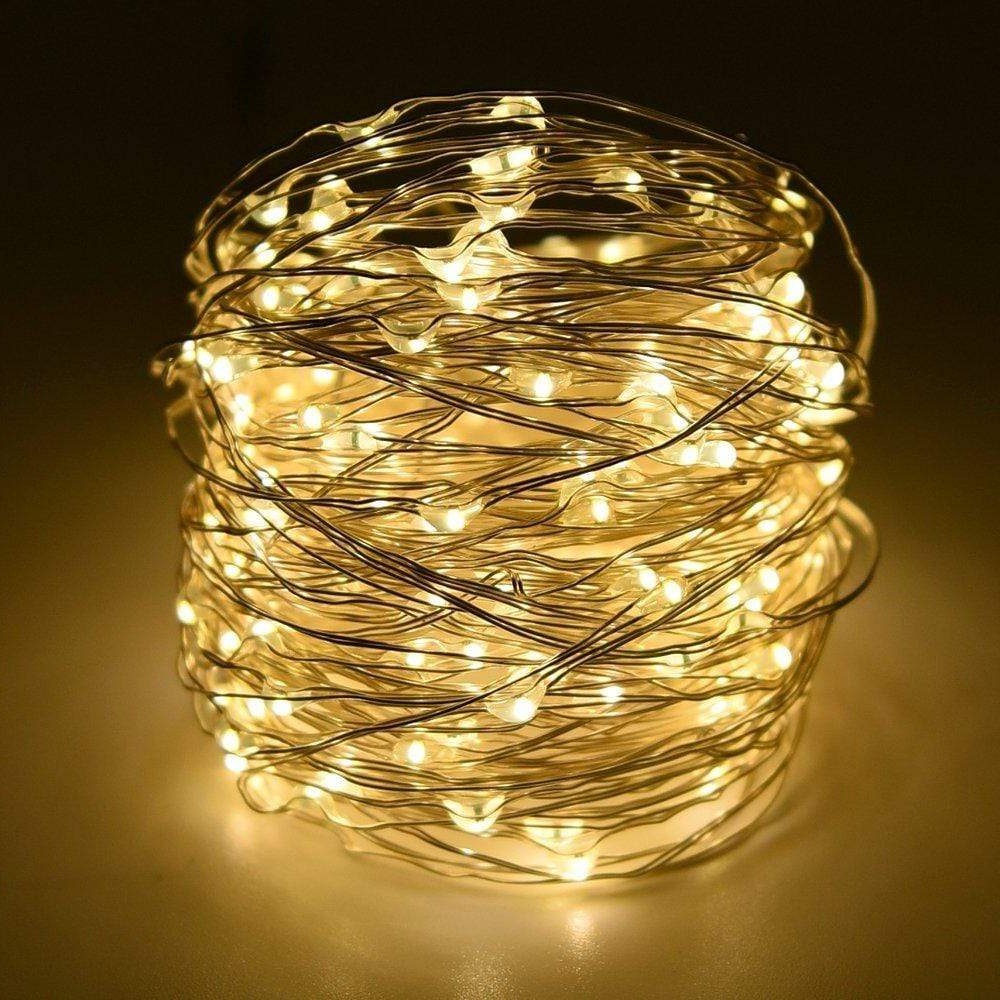 Outdoor Solar String Lights (Clear Cable)