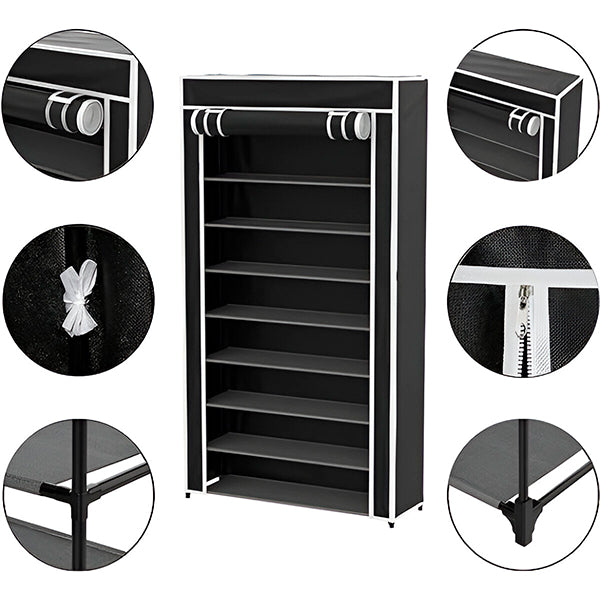 Space-Saving Vertical Shoe Rack