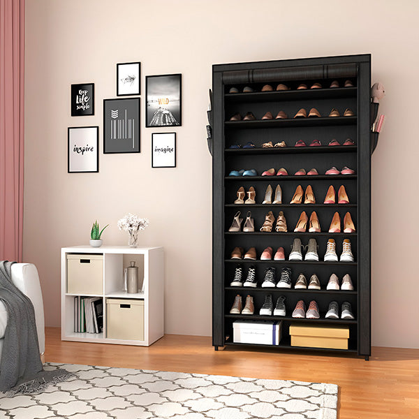 Space-Saving Vertical Shoe Rack