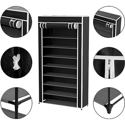 Space-Saving Vertical Shoe Rack