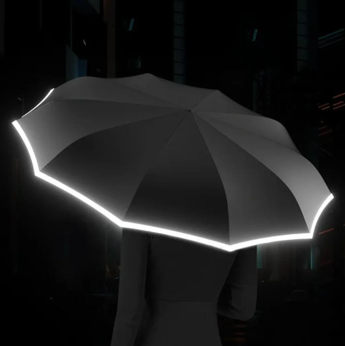 Stormproof Windproof Umbrella with Reflective Edge