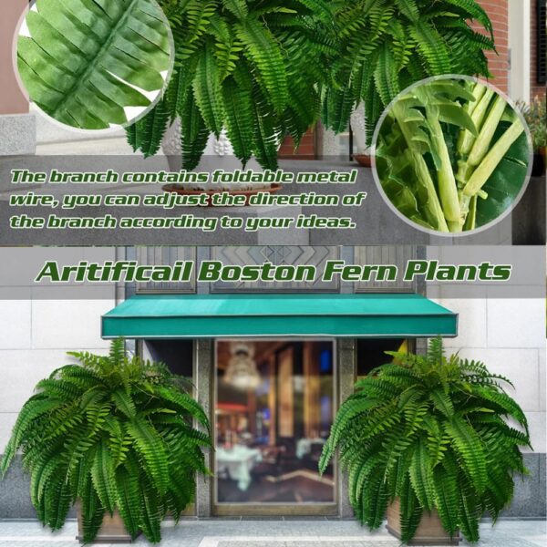 UV Resistant Artificial Boston Fern