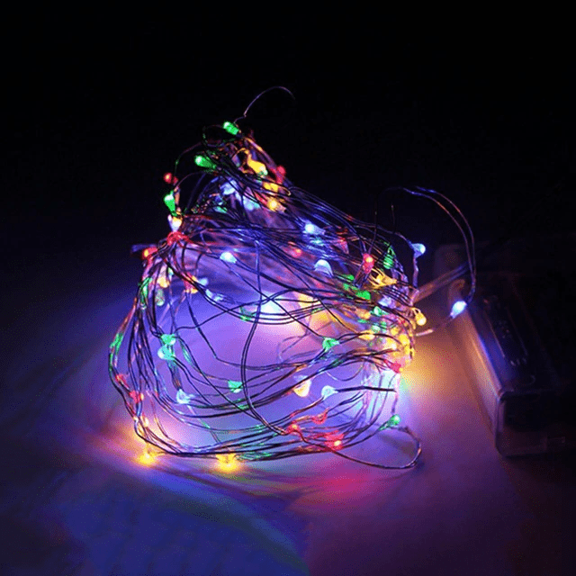 Outdoor Solar String Lights (Clear Cable)