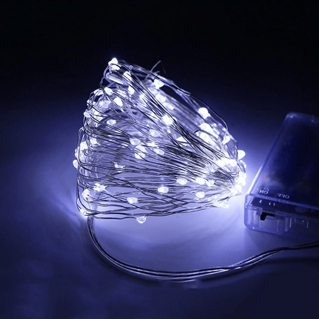 Outdoor Solar String Lights (Clear Cable)