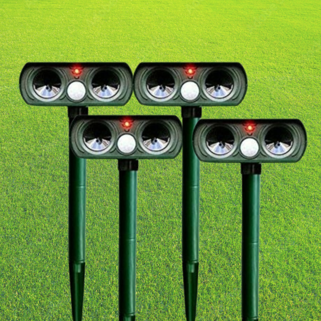 Solar Ultrasonic Animal Repeller