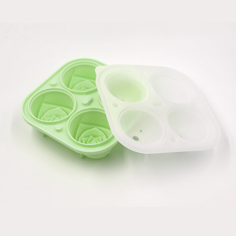 2-Layer Push-Button Ice Cube Tray
