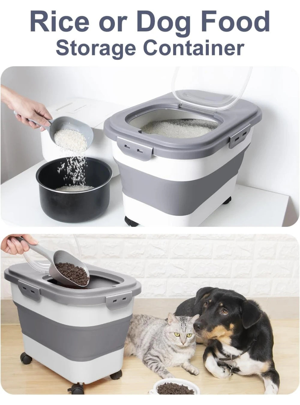 Foldable Large-Capacity Food Storage