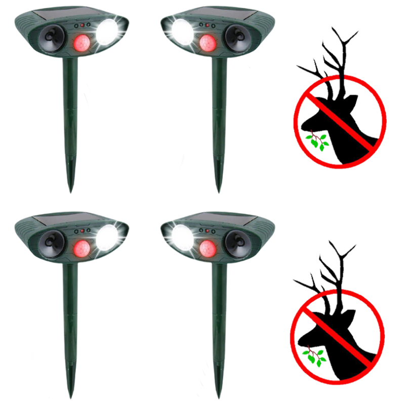 Ultrasonic Deer Repeller 4-Pack