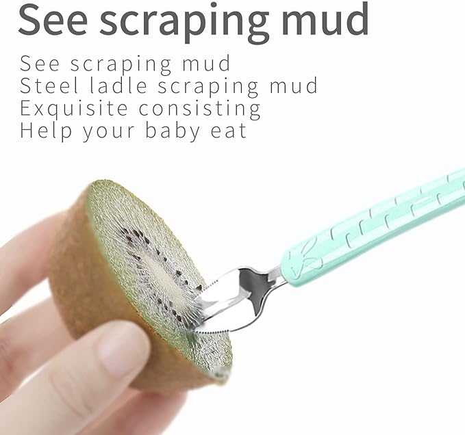 Double-Head Baby Silicone Food Spoon