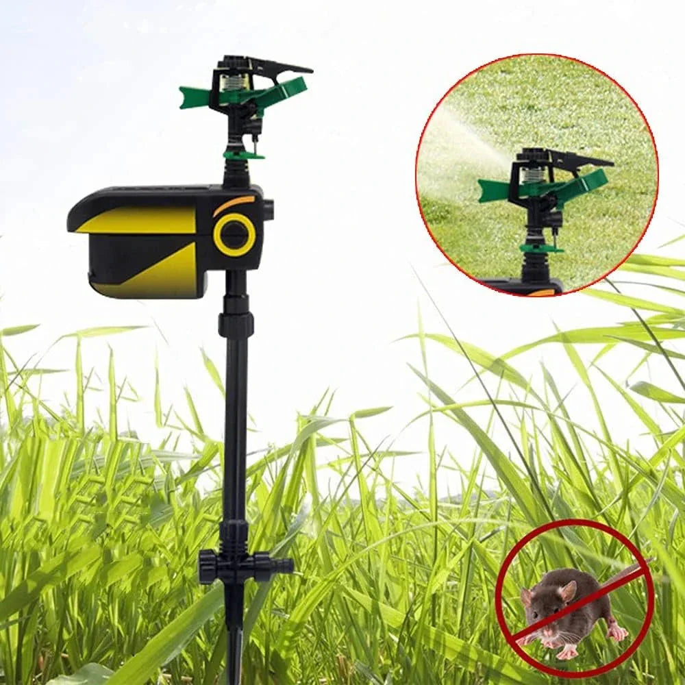 Motion-Activated Animal Repellent Sprinkler