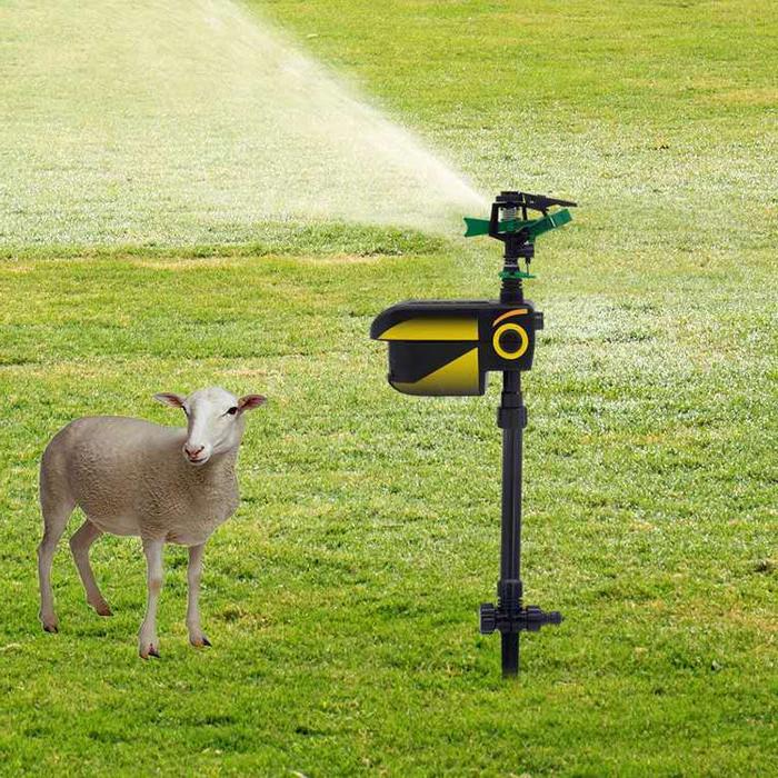 Motion-Activated Animal Repellent Sprinkler