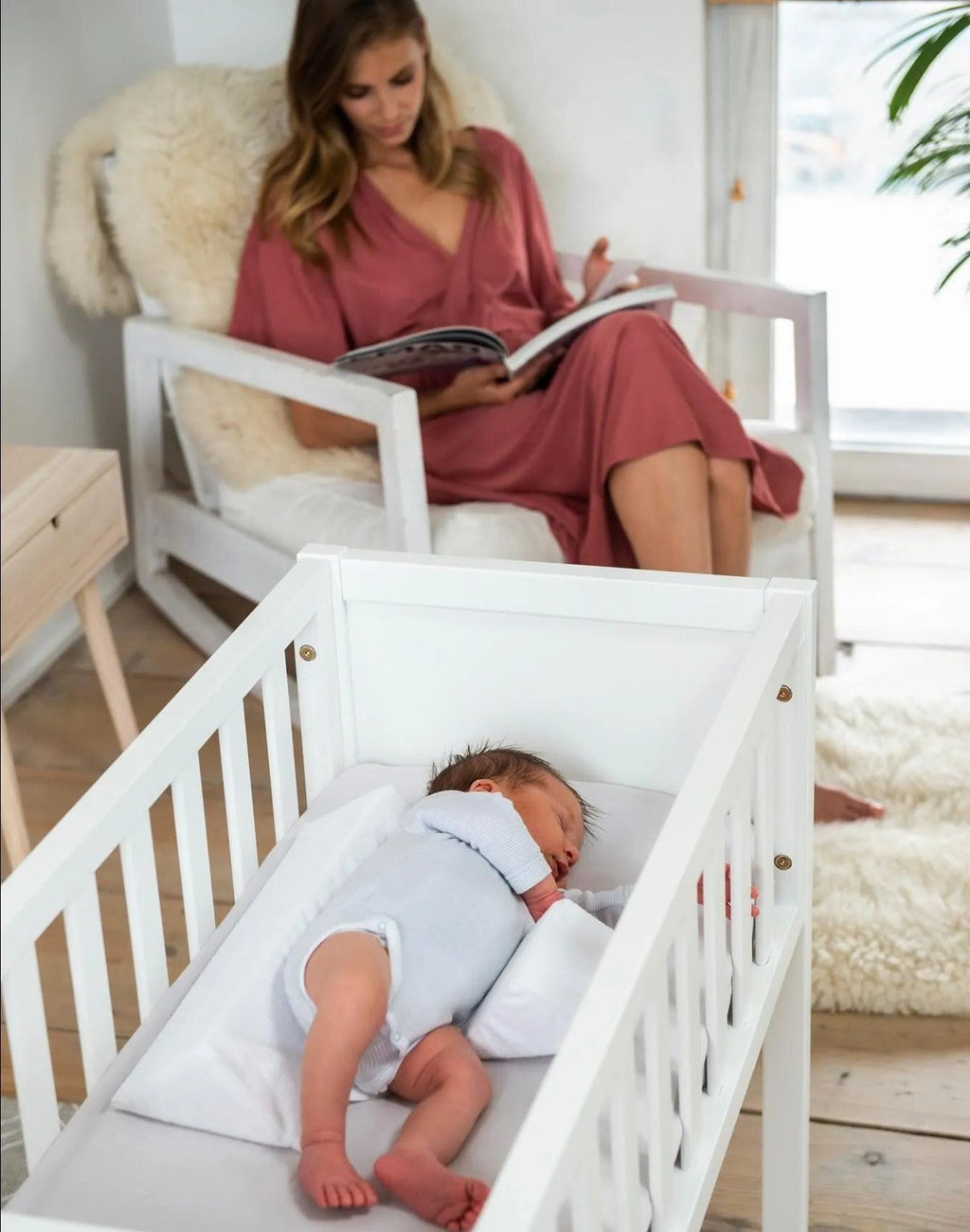 Baby Anti-Roll Wedge Support Pillow
