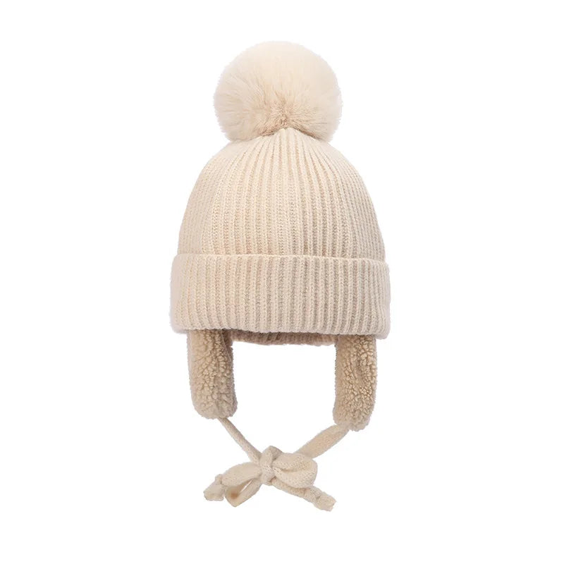 Kids Knit Beanie with Earflaps