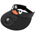 Kids Sun Visor Hat with Cooling Fan
