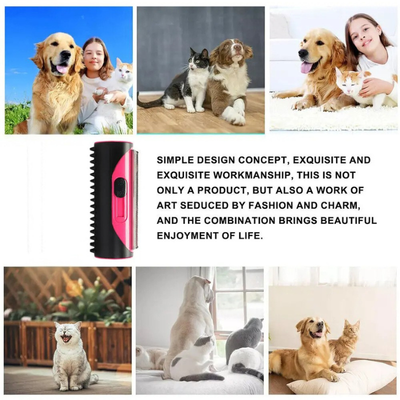 Pet Deshedding & Hair Removal Brush