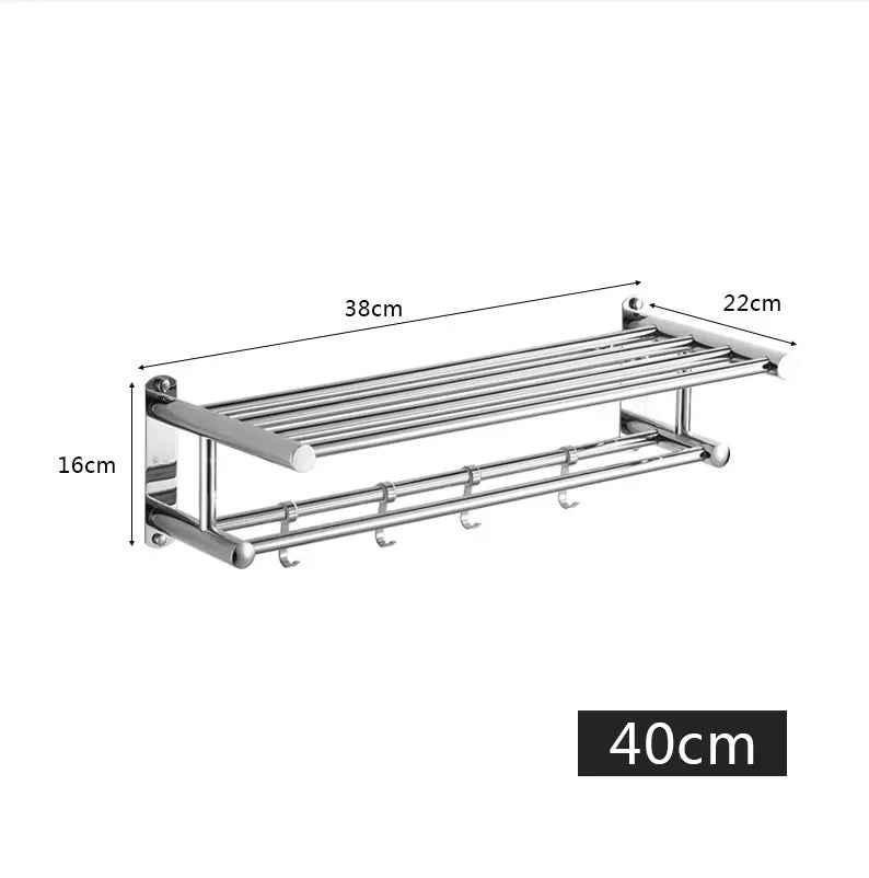 Minimalist Wall Rack for Bath & Kitchen