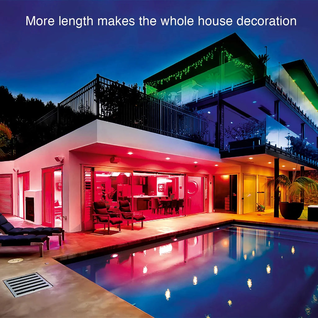 32ft Color-Changing LED Strip Lights