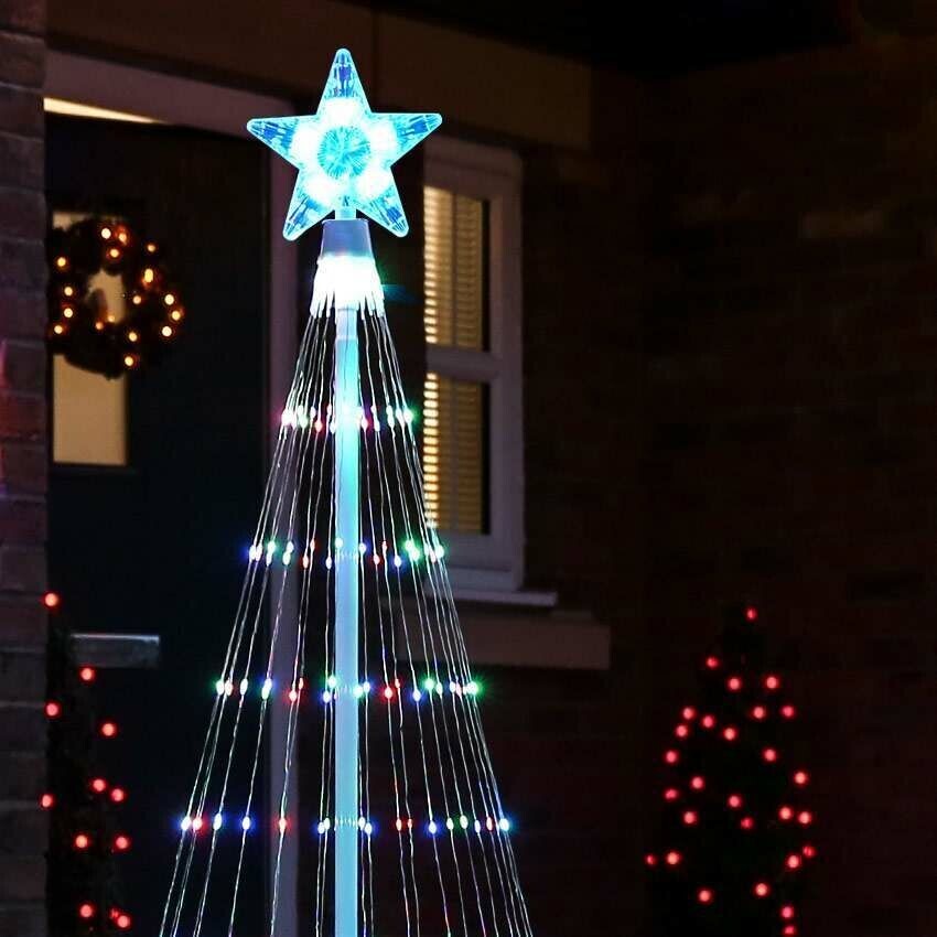 Animated Multicolor LED Outdoor Christmas Tree