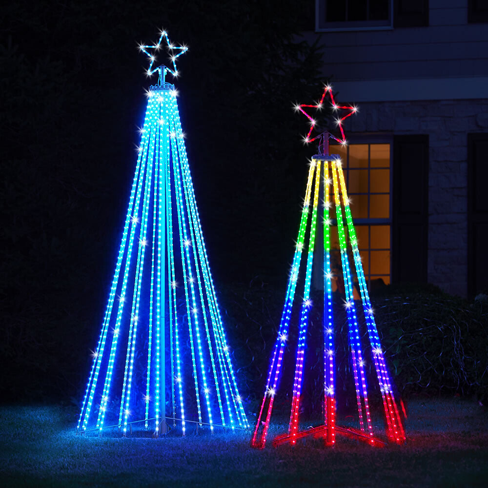 Animated Multicolor LED Outdoor Christmas Tree