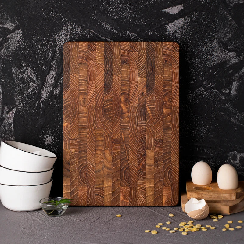End Grain Wooden Cutting Board