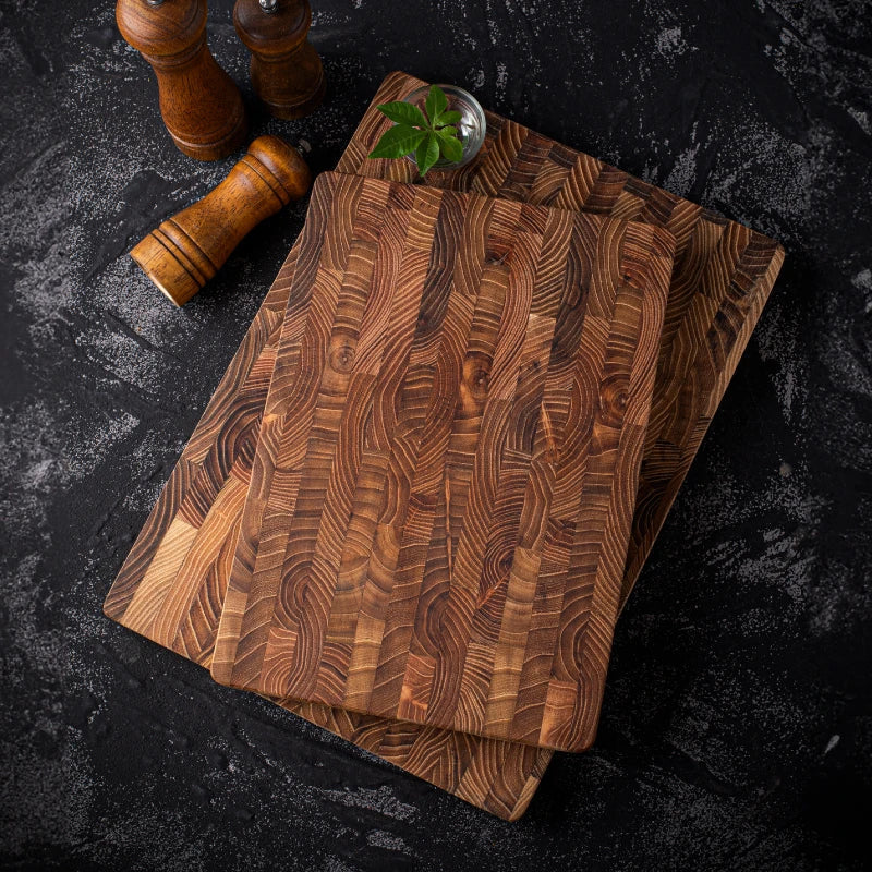 End Grain Wooden Cutting Board