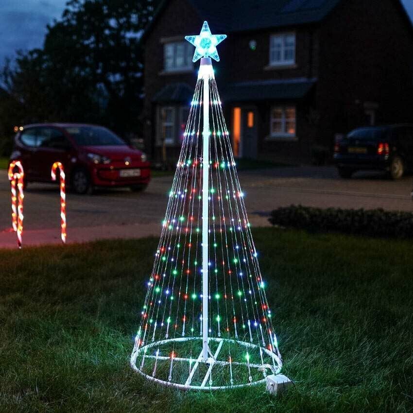 Animated Multicolor LED Outdoor Christmas Tree
