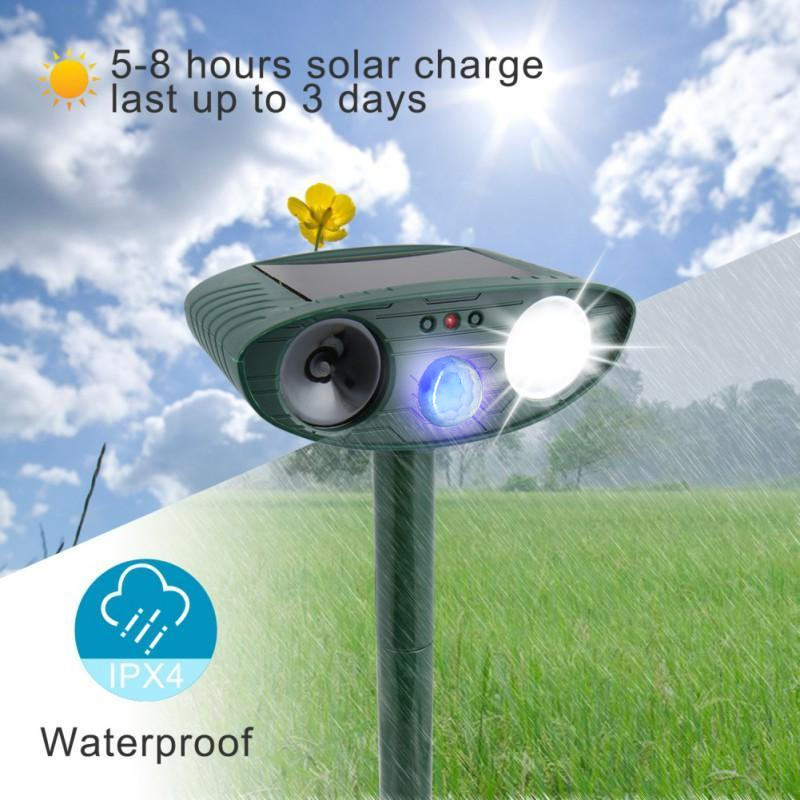 Ultrasonic Deer Repeller 4-Pack