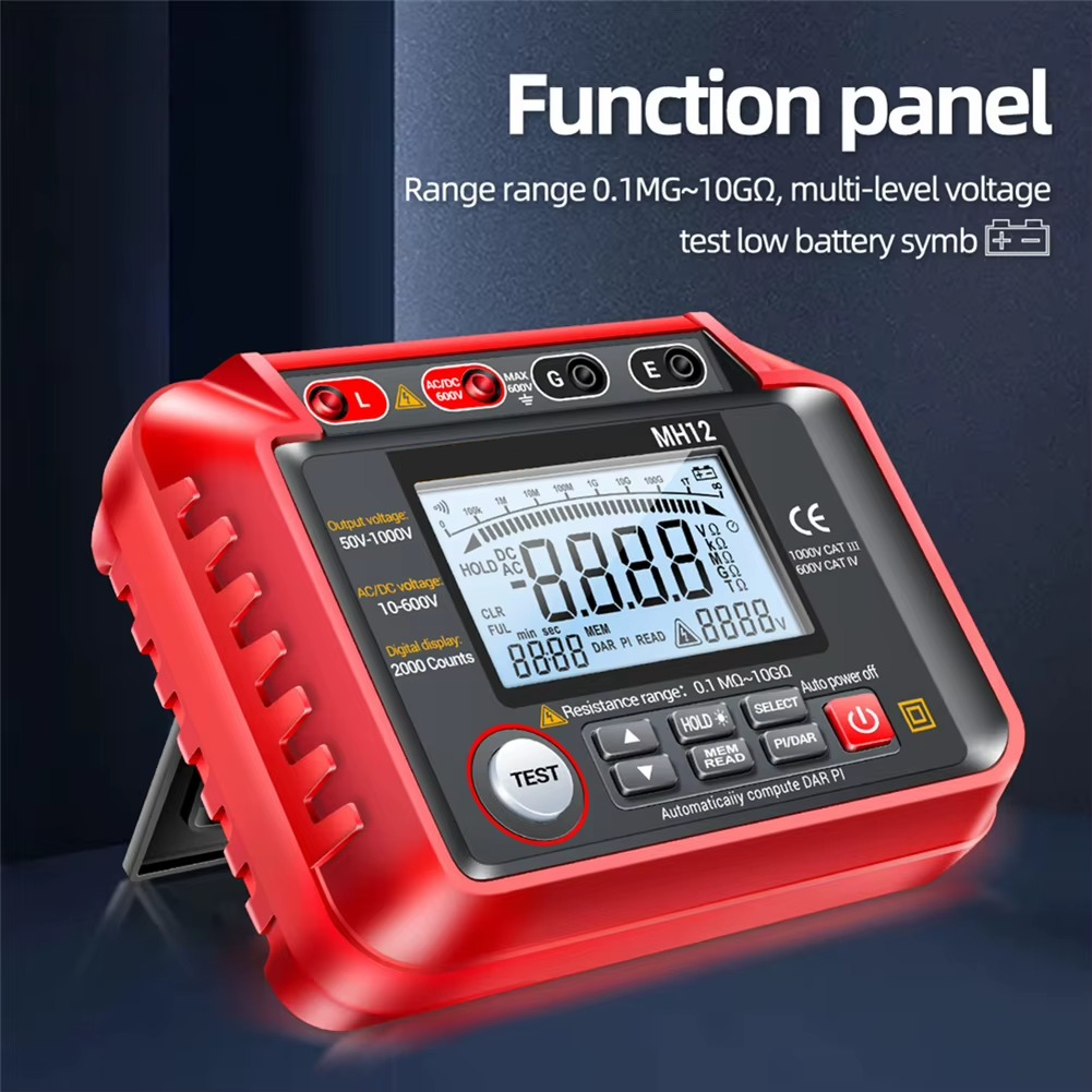 Megohmmeter Voltage & Resistance Tester