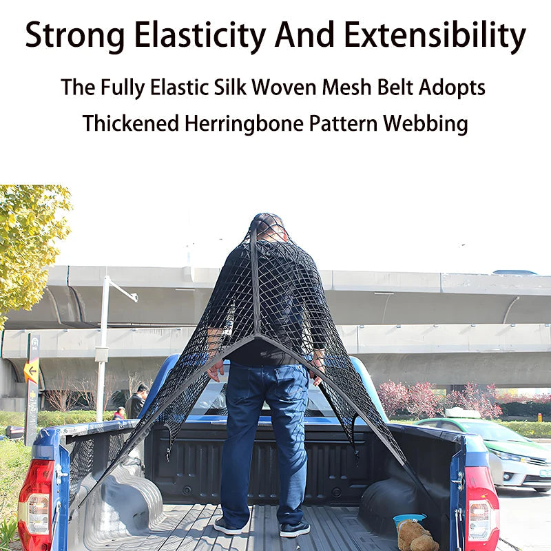 Heavy-Duty Cargo Net for Truck Beds