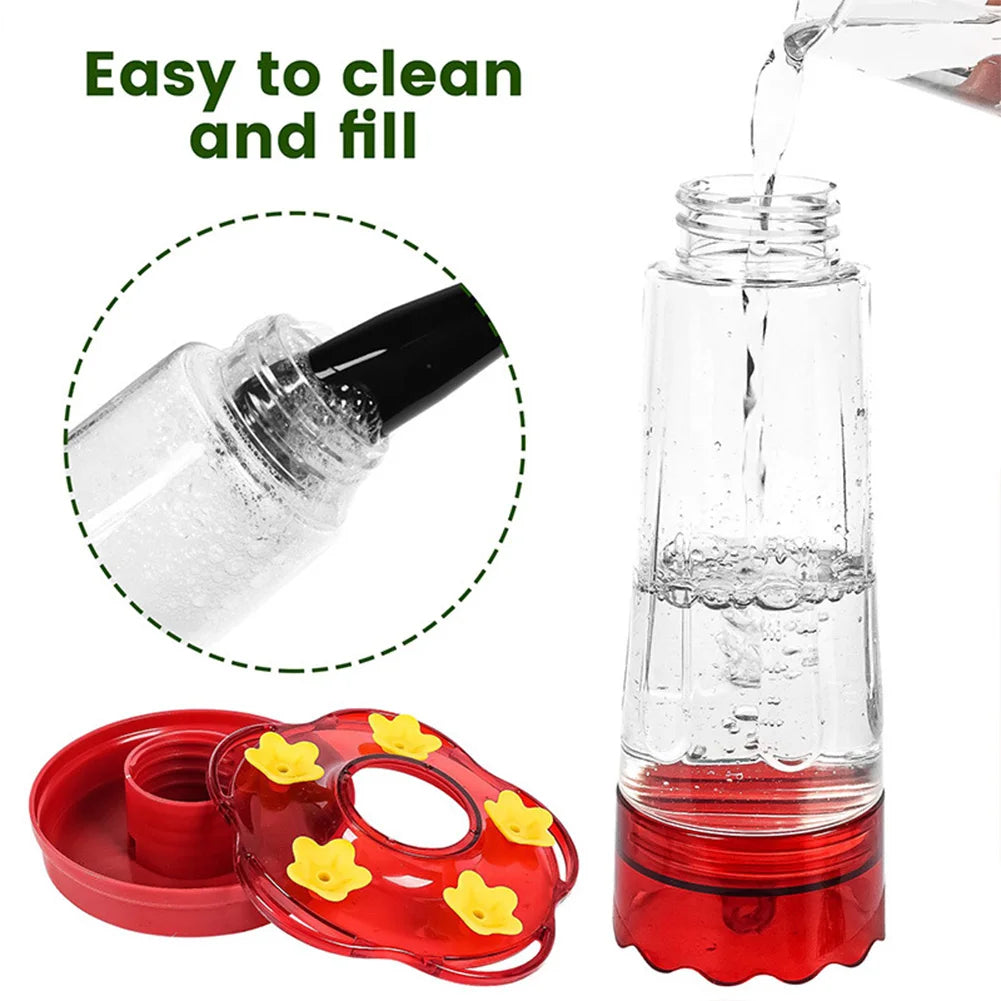 Large 15oz Hummingbird Feeder with Hook