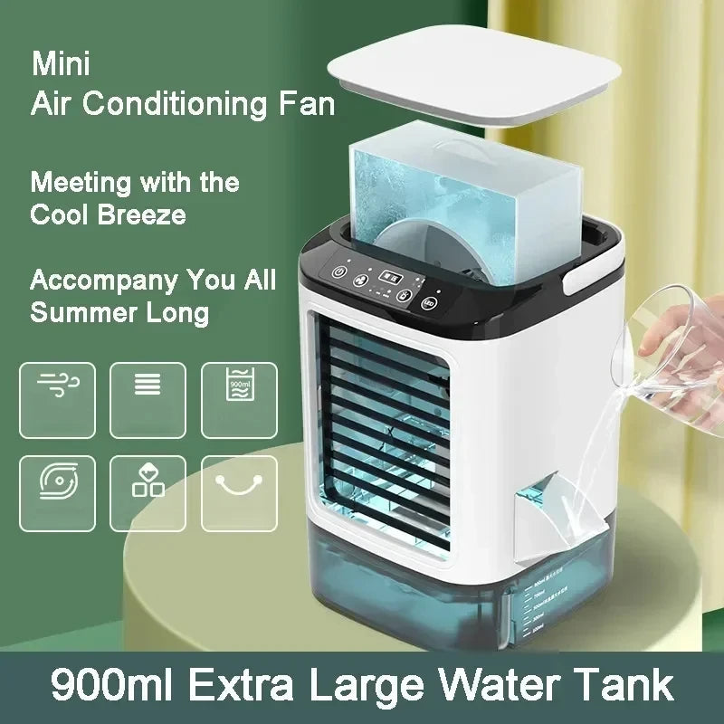 3-Speed Portable Air Conditioner Cooler