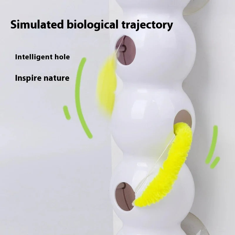 Pop-Up Worm Pole Interactive Cat Toy