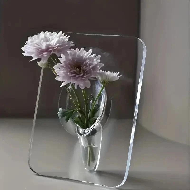 Acrylic Picture Frame Flower Vase