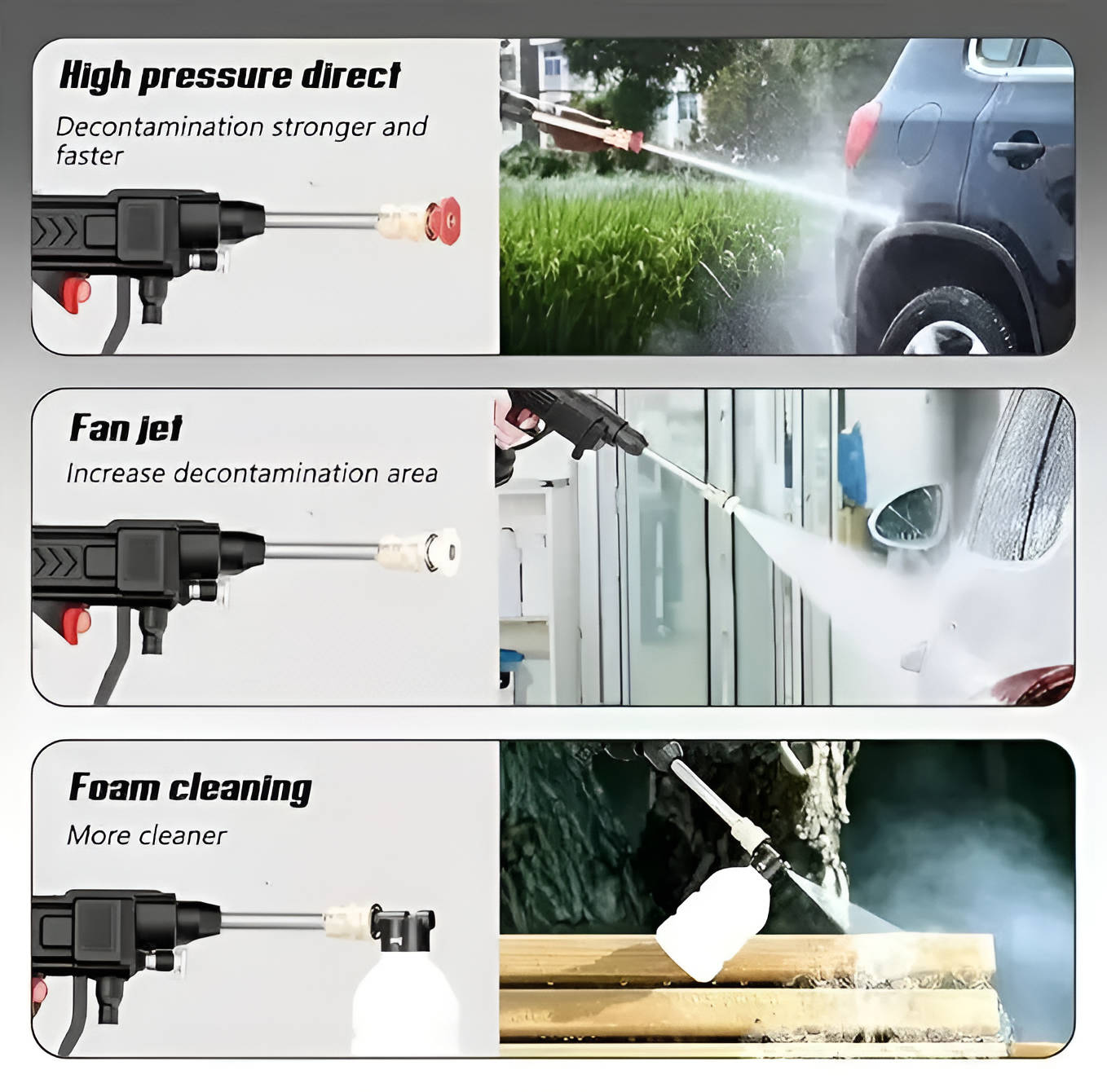 Cordless Portable High-Pressure Water Gun Set