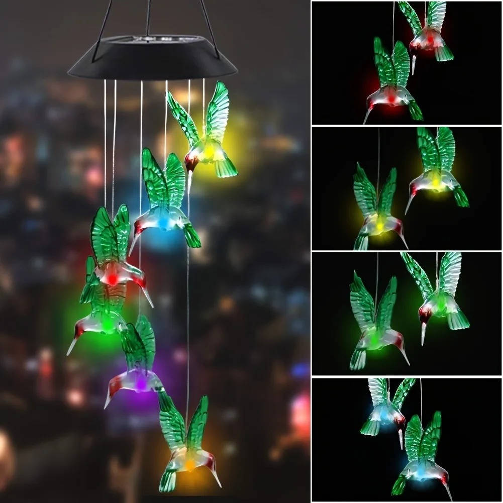 Solar LED Wind Chimes