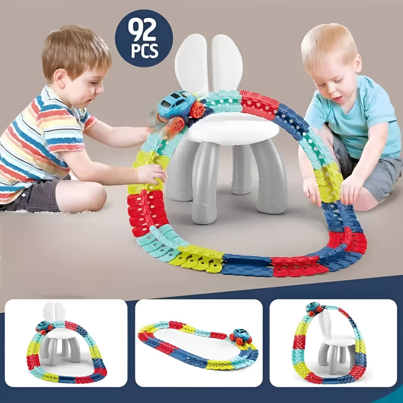 Anti-Gravity Wall-Climbing Race Track